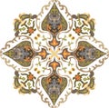 Gray owl mandala pattern on a white background